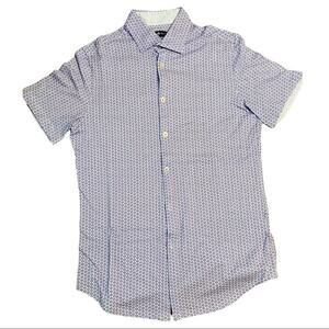 Stone Rose Knit Men’s Short Sleeve Button Down Shirt S